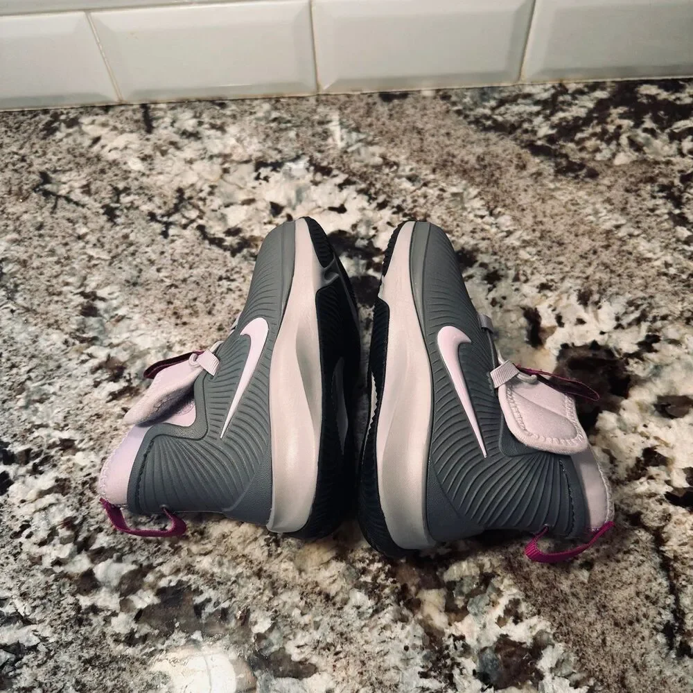 Nike Kids Binzie Boot Infant/Toddler, Smoke Grey/Violet Size 7